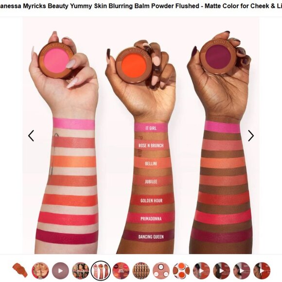 Danessa Myricks Beauty Yummy Skin Blurring Balm Powder Flushed Blush - Picture 2 of 6
